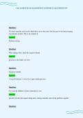 CDA COMPLETE EXAM QUESTIONS ANSWERS GUARANTEED PASS&period;pdf&NewLine;&NewLine;