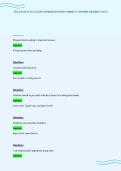 CDA EXAM ACTUAL TEST PAPER QUESTIONS CORRECT ANSWERS GRADED A PLUS&period;pdf&NewLine;&NewLine;