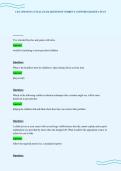 CDA UPDATED ACTUAL EXAM QUESTIONS CORRECT ANSWERS GRADED A PLUS&period;pdf&NewLine;&NewLine;