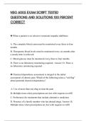 NSG 6005 EXAM SCRIPT TESTED&NewLine;QUESTIONS AND SOLUTIONS 100 PERCENT&NewLine;CORRECT