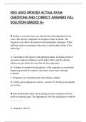 NSG 6005 UPDATED ACTUAL EXAM&NewLine;QUESTIONS AND CORRECT ANSWERS FULL&NewLine;SOLUTION GRADED A&plus; 