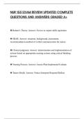 NUR 155 EXAM REVIEW UPDATED COMPLETE&NewLine;QUESTIONS AND ANSWERS GRADED A&plus;