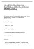 NUR 2407 UPDATED ACTUAL EXAM&NewLine;QUESTIONS AND CORRECT ANSWERS FULL&NewLine;SOLUTION GRADED A&plus;&NewLine;