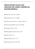 NUR2755 UPDATED ACTUAL EXAM&NewLine;QUESTIONS AND CORRECT ANSWERS FULL&NewLine;SOLUTION GRADED A&plus;