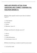 NURS 6521 UPDATED ACTUAL EXAM&NewLine;QUESTIONS AND CORRECT ANSWERS FULL&NewLine;SOLUTION GRADED A&plus; 