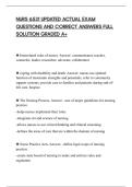 NURS 6531 UPDATED ACTUAL EXAM&NewLine;QUESTIONS AND CORRECT ANSWERS FULL&NewLine;SOLUTION GRADED A&plus;