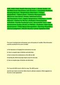 NUR 3490 Child Health Nursing Exam 1 Study Guide &vert; A&plus; Verified Exam Questions and Answers &vert; Complete Pediatric Nursing Review &vert; Respiratory Disorders &vert; Croup &vert; Epiglottitis &vert; Tuberculosis &vert; Asthma Management &vert; Albuterol and Advair Inhaler Administration &vert;