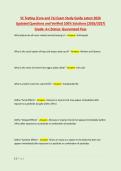 SC Testing &lpar;Core and 7a&rpar; Exam Study Guide Latest 2026 &NewLine;Updated Questions and Verified 100&percnt; Solutions &lpar;2026&sol;2027&rpar; &NewLine;Grade&colon; A&plus;&vert;Status&colon; Guaranteed Pass