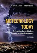 Meteorology Today 12th Edition Test Bank &vert; Weather & Climate Study Guide 2027&sol;2028