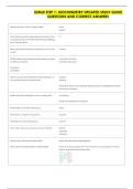 USMLE STEP 1- BIOCHEMISTRY UPDATED STUDY GUIDE &NewLine;QUESTIONS AND CORRECT ANSWERS