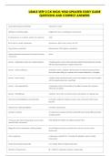 USMLE STEP 2 CK HIGH-YIELD UPDATED STUDY GUIDE &NewLine;QUESTIONS AND CORRECT ANSWERS &NewLine;