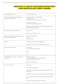 USMLE STEP 2 CK OBGYN" AND SECRETS UPDATED STUDY &NewLine;GUIDE QUESTIONS AND CORRECT ANSWERS &NewLine;