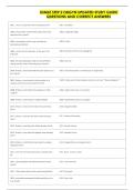 USMLE STEP 2 OBGYN UPDATED STUDY GUIDE &NewLine;QUESTIONS AND CORRECT ANSWERS