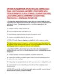 ONTARIO REFRIGERATION OPERATOR CLASS B EXAM &lpar;TSSA&rpar; EXAM&ndash; QUESTIONS AND ANSWERS &vert; VERIFIED AND WELL DETAILED ANSWERS PLUS RATIONALES &vert; GUARANTEED PASS &vert; LATEST EXAM UPDATE &vert; EXAM PREP &vert; STUDY GUIDE &vert; PRACTICE TEST&vert; DOWNLOAD INSTANT PDF