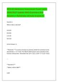 HESI A2 Admission Assessment Exam Latest&NewLine;2026&sol;2027 Update With Questions And&NewLine;Answers &plus; Rationales Already Graded A&plus;
