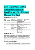 &lpar;2026&sol;2027&rpar; NSW Nominated Supervisor Qualification&colon; Elite Universal Mastery Test Bank &vert; ECEC & Home Building 