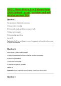 MPTC Motor Vehicle Law Ultimate Exam &NewLine;&lpar;2026 Edition&rpar; &ndash; exam 7 questions and well &NewLine;detailed answers 2026 