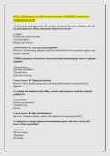 NR511 CEA questions with correct answers 2026&sol;2027 version A&plus; &NewLine;Graded&sol;instant pdf