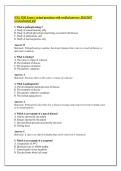 NSG 3280 Exam 1 actual questions with verified answers 2026&sol;2027 &NewLine;version&sol;instant pdf 