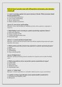 NUR 155 Exam 2 practice exam with 100 questions and answers&comma; plus rationales &NewLine;&sol;instant pdf 