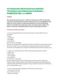 ATI Fundamentals CMS Proctored Exam 2026&sol;2027&NewLine;150 Questions and Verified Answers & Rationales &vert;&NewLine;GUARANTEED PASS&excl; &vert; A&plus; GRADED&NewLine;