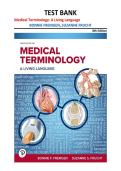 Test Bank Medical Terminology A Living Language 8th Edition Fremgen Frucht