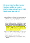ICC Permit Technician Exams Practice Questions And Correct Answers &lpar;Verified Answers&rpar; Plus Rationales 2026 Q&A &vert; Instant Download Pdf