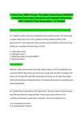 Critical Care HESI Practice Test Bank Actual Exam 2026&sol;2027 &ndash; Complete Exam-Style Questions with Detailed Rationales &vert; 100&percnt; Verified &vert; Pass Guaranteed &ndash; A&plus; Graded