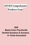 ATI RN Comprehensive Predictor Exam PDF &vert; Questions & Answers with Rationales &vert; RN Exit Exam & NCLEX-RN Study Guide 2026