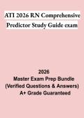 ATI 2026 RN Comprehensive Predictor Study Guide PDF &vert; Questions & Answers with Rationales &vert; RN Exit Exam & NCLEX-RN Review