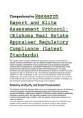 2026&sol;2027 Oklahoma Real Estate Appraiser Board &lpar;OREAB&rpar; Master Prep&colon; S-Tier Study Guide&comma; Compliance Report & Elite Test Bank &lpar;18&plus; Q&A&rpar;