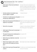 DELTA ACHIEVEMENT TEST &ndash; PART 1 & PART 2 EXAM WITH CORRECT ACTUAL QUESTIONS AND CORRECTLY WELL DEFINED ANSWERS LATEST ALREADY GRADED A&plus;