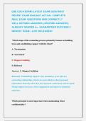 DSE CDCA EXAM &lpar;LATEST EXAM 2026&rpar; MOST &NewLine;RECENT EXAM 2026&vert;2027 ACTUAL COMPLETE &NewLine;REAL EXAM  QUESTIONS AND CORRECTLY           &NewLine;WELL DEFINED ANSWERS &lpar;VERIFIED ANSWERS&rpar;  &NewLine;ALREADY GRADED A&plus;  GUARANTEED SUCCESS&excl;&excl;&excl;               &NewLine;NEWEST EXAM &vert; JUST RELEASED&excl;