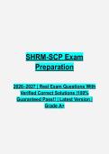 SHRM-SCP Practice Test PDF &vert; Senior Human Resources Certification Questions & Answers &vert; Updated 2026&ndash;2027