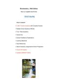 Test Bank &ndash; Biochemistry&comma; 10th Edition by Campbell & Trevi&ntilde;o