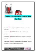 FPGEE&reg; 2026 Exam Questions and Answers &vert; 100&plus; Practice Questions &vert; Infectious Diseases&comma; Pharmacology&comma; Immunology&comma; Ethics & Clinical Pharmacy &vert; Foreign Pharmacy Graduate Equivalency Examination