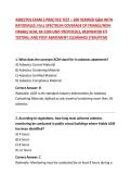 ASBESTOS EXAM 2 PRACTICE TEST &ndash; 200 VERIFIED Q&A WITH RATIONALES&colon; FULL SPECTRUM COVERAGE OF FRIABLE&sol;NON-FRIABLE ACM&comma; DE-CON UNIT PROTOCOLS&comma; RESPIRATOR FIT TESTING&comma; AND POST-ABATEMENT CLEARANCE &lpar;TEM&sol;PCM&rpar;