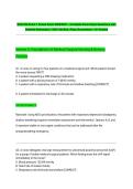 NUR 254 Exam 1 Actual Exam 2026&sol;2027 &ndash; Complete Exam-Style Questions with Detailed Rationales &vert; 100&percnt; Verified &vert; Pass Guaranteed &ndash; A&plus; Graded