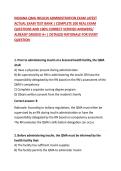 INDIANA QMA INSULIN ADMINISTRATION EXAM LATEST ACTUAL EXAM TEST BANK &vert; COMPLETE 200 REAL EXAM QUESTIONS AND 100&percnt; CORRECT VERIFIED ANSWERS&sol; ALREADY GRADED A&plus; &vert; DETAILED RATIONALE FOR EVERY QUESTION 