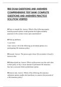 RBS EXAM QUESTIONS AND ANSWERS&NewLine;COMPREHENSIVE TEST BANK COMPLETE&NewLine;QUESTIONS AND ANSWERS PRACTICE&NewLine;SOLUTION VERIFIED
