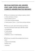 RBS EXAM QUESTIONS AND ANSWERS&NewLine;STUDY GUIDE TESTED QUESTIONS WITH&NewLine;COMPLETE ANSWERS PRACTICE RESOURCE