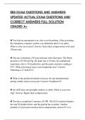 RBS EXAM QUESTIONS AND ANSWERS&NewLine;UPDATED ACTUAL EXAM QUESTIONS AND&NewLine;CORRECT ANSWERS FULL SOLUTION&NewLine;GRADED A&plus;