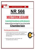NR 566 Midterm Exam &lpar;2026&sol;2027&rpar; &vert; Chamberlain Advanced Pharmacology Actual Questions and Answers &lpar;PDF&rpar;&NewLine;