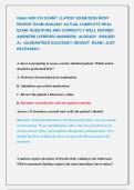 Galen NUR 210 EXAM 1 &lpar;LATEST EXAM 2026&rpar; MOST &NewLine;RECENT EXAM 2026&vert;2027 ACTUAL COMPLETE REAL &NewLine;EXAM  QUESTIONS AND CORRECTLY WELL DEFINED &NewLine;ANSWERS &lpar;VERIFIED ANSWERS&rpar;  ALREADY  GRADED &NewLine;A&plus;  GUARANTEED SUCCESS&excl;&excl;&excl; NEWEST  EXAM &vert; JUST &NewLine;RELEASED&excl;&excl;