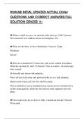 RYANAIR INITIAL UPDATED ACTUAL EXAM&NewLine;QUESTIONS AND CORRECT ANSWERS FULL&NewLine;SOLUTION GRADED A&plus;&NewLine;