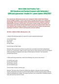 NHA CCMA 2nd Practice Test &ndash;&NewLine; 200 Questions and Revised Answers with Rationales &vert;&NewLine;100&percnt; pass guarantee&vert; Graded A&plus;&vert; Latest Update 2026&sol;2027&NewLine;