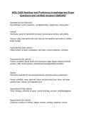 WGU D440 Nutrition test Proficiency knowledge test Exam Questions and certified Answers 2026&sol;2027