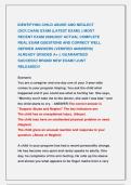 IDENTIFYING CHILD ABUSE AND NEGLECT &NewLine;&lpar;DCF&comma;CAAN&rpar; EXAM &lpar;LATEST EXAM&rpar; &vert;&vert; MOST &NewLine;RECENT EXAM 2026&vert;2027 ACTUAL COMPLETE &NewLine;REAL EXAM QUESTIONS AND CORRECT WELL &NewLine;DEFINED ANSWERS &lpar;VERIFIED ANSWERS&rpar; &NewLine;ALREADY GRADED A&plus; &vert;&vert; GUARANTEED               &NewLine;SUCCESS&excl;&excl; BRA