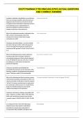 EXCPT PHARMACY TECHNICIAN &lpar;CPHT&rpar; ACTUAL QUESTIONS &NewLine;AND CORRECT ANSWERS