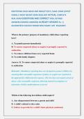 IDENTIFYING CHILD ABUSE AND NEGLECT &lpar;DCF&comma; CAAN&rpar;  EXAM &lpar;LATEST &NewLine;EXAM&rpar; &vert;&vert; MOST RECENT EXAM 2026&vert;2027 ACTUAL COMPLETE &NewLine;REAL EXAM QUESTIONS AND CORRECT WELL DEFINED &NewLine;ANSWERS &lpar;VERIFIED ANSWERS&rpar; ALREADY GRADED A&plus; &vert;&vert; &NewLine;GUARANTEED SUCCESS&excl;&excl; BRAND NEW EXAM&excl;&excl; JU